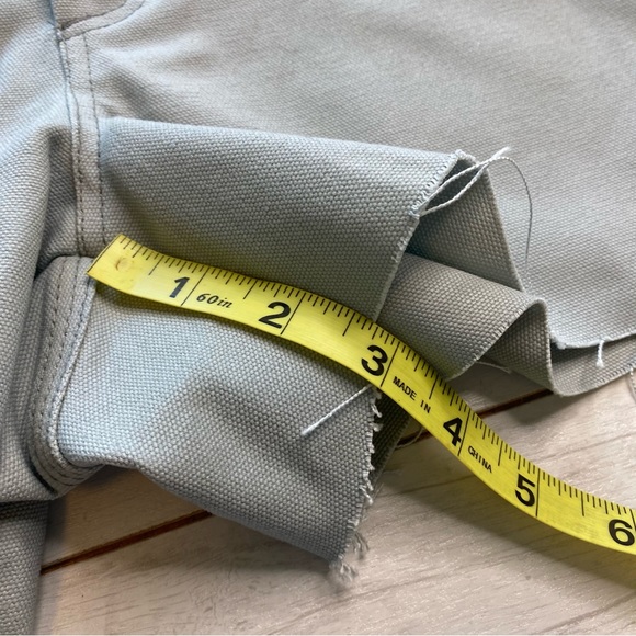 UO Urban Renewal Remnants Canvas Carpenter Shorts Sz S NWT Mint Seafoam Sea Salt - Picture 11 of 12